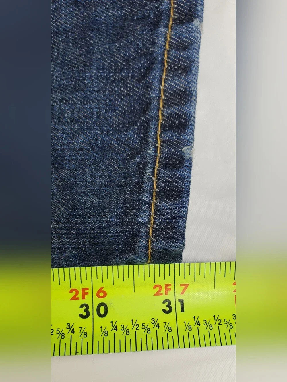 Polo Ralph Lauren Mens Authentic Dungarees Dark Denim Jeans - Size 42 x 32 - EUC